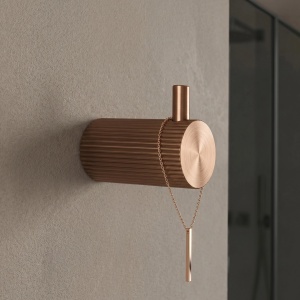 Cuier de baie Rea Solo Brush Copper 64104 - Img 2