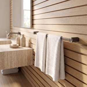 Cuier de baie, suport prosop Rea SOLO Titan 64101 - Img 6
