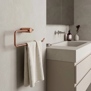 Cuier prosop pentru baie Rea Otto Copper - Img 2
