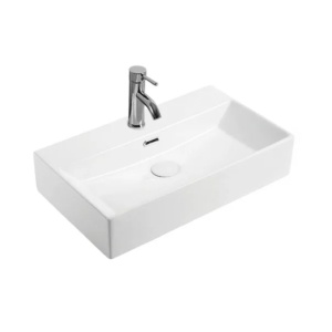 Lavoar pe blat Fluminia Pluto alb 60 cm - Img 1