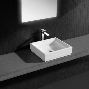 Lavoar pe blat Grohe Cube Ceramic 50 cm - Img 1