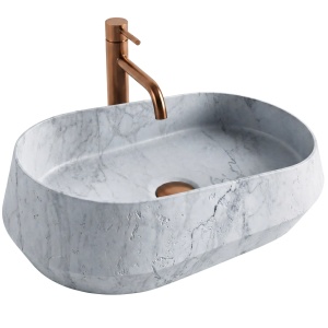 Lavoar pe blat oval 60 cm Zoe Venice - Img 2