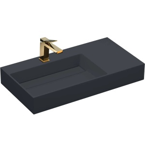 Lavoar pentru blat Archi 75 cm ,Grey Matt - Img 1