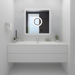 Oglinda baie dreptunghiulara cu LED 60x60 YH-BL-12 - Img 3