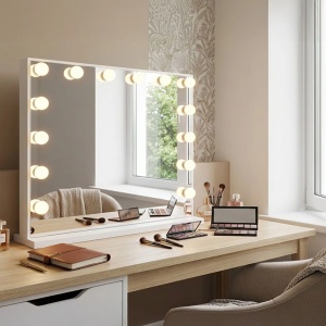 Oglinda cu LED Hollywood White 80x60 cm - Img 7