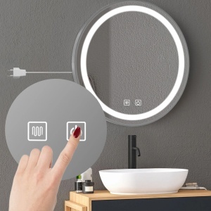 Oglindă LED 90cm MMJ Brush Silver - Img 3