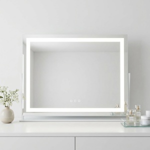 Oglindă LED Studio White 58 x 45 cm - Img 2