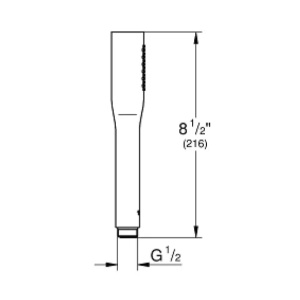 Para de dus Grohe Euphoria Cosmopolitan negru mat 1 tip de jet - Img 4