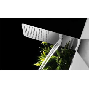 Para Dus Slim Dreptunghiulara PRO 9013 Tip Cascada, Dimensiuni 50x20x0,5 Cm, Anti-Calcar, Crom Lucios - Img 5