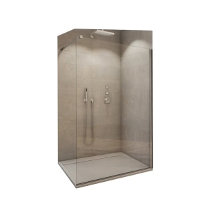 Paravan de dus din sticla securizata si profil crom lucios SanSwiss Easy 70 x 200 cm