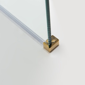 Perete de dus Walk-in SH07D, Dimensiune 100cm, Sticla securizata 8mm, Culoare Auriu - Img 10