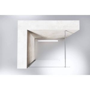 Perete dus Walk-In, PRO MONACO, Sticla securizata 6 mm, Dimensiune la alegere - Img 2