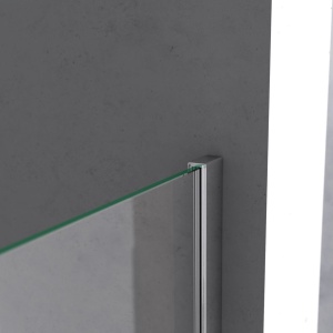 Perete Dus Walk-In, PRO MONACO, Sticla Securizata , Dimensiuni la alegere, Inaltime 195 cm - Img 5