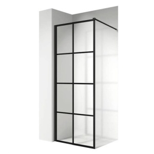 Perete dus Walk-In, PRO MONTREAL, Sticla securizata 8 mm, Dimensiuni la alegere, Black - Img 3