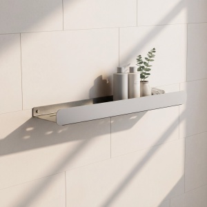 Raft pentru baie SF03 45cm Rea Steel Brush - Img 2