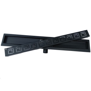Rigola de duș liniară cu sifon fix și randament ridicat Sigma DL01 70 cm – negru - Img 11