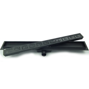 Rigola de duș liniară cu sifon fix și randament ridicat Sigma DL01 80 cm – Negru - Img 10