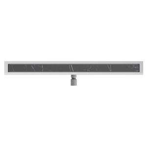 Rigola de duș liniară cu sifon fix și randament ridicat Slim DL01 50 cm – Inox - Img 3