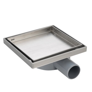 Rigola de dus patrata cu sifon rotativ si randament ridicat DL07 15 x 15 cm inox - Img 7