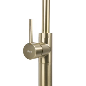 Robinet pentru lavoar Rea Lungo Brush Gold - Img 4