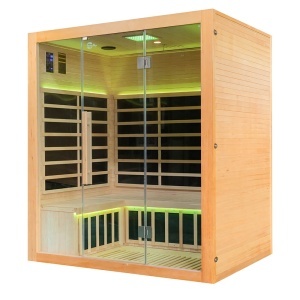 Sauna cu infrarosu full Carbon si terapie cromatica pentru 4 persoane EA4T 175 x 130 cm - Img 7