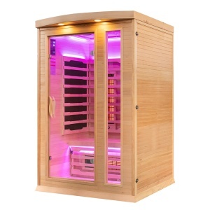 Sauna cu infrarosu MO-A2 PR, 120 x 105 x 190 cm pentru 2 persoane - Img 7