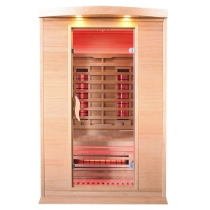 Saună cu infraroșu MO-CP2 PR 120 x 105 x 190 cm pentru 1-2 persoane - Img 2
