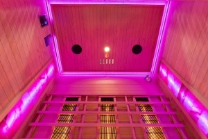 Sauna cu infrarosu si piatra sarata pentru 3 persoane C3S 150 x 110 x 190 cm - Img 14