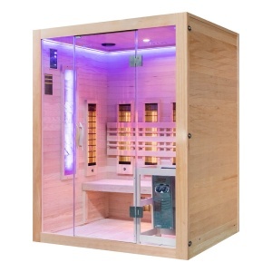 Sauna finlandeza cu infrarosu MO-SW3 COMBO si soba Harvia 4.5 kW, 150 x 120 x 190 cm - Img 20