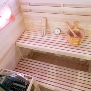 Sauna finlandeza cu temperatura inalta Harvia 4.5kW, 140 x 150 cm pentru 3-4 persoane - Img 12