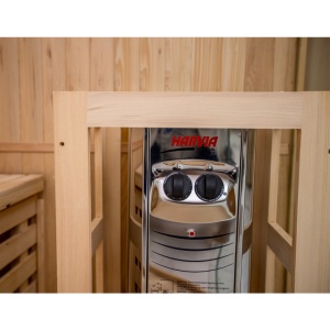 Sauna finlandeza cu temperatura inalta si soba Harvia 3.5kW pentru 1-2 persoane Oslo 120 x 120 cm - Img 15