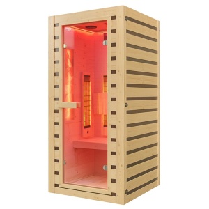 Sauna uscata cu infrarosu la temperatura joasa Tromso 1 90 x 90 cm pentru 1 persoana - Img 15