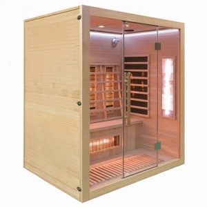 Sauna uscata cu infrarosu si temperatura joasa ALTA5, 3–4 persoane, 175x120 cm - Img 21