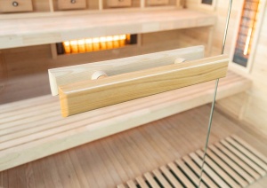 Sauna uscata cu infrarosu si terapie cromatica pentru 4 persoane EP4RS dreapta 180 x 160 cm - Img 11