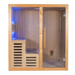 Saună uscată cu soba HARVIA 6kW 180 x 160 x 200 cm pentru 4 persoane - Img 4