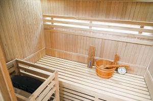 Sauna uscata finlandeza cu soba Harvia 2.3Kw MO-EN2, pereti izolati, 120 x 105 x 192 cm - Img 15