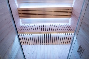 Saună uscată finlandeză cu sobă MO-SS1816H Harvia 6 kW, 180 × 160 × 200 cm - Img 15