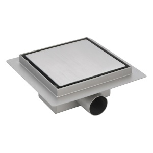 Scurgere baie patrata cu sifon Fix DL06 15 x 15 cm Inox - Img 5