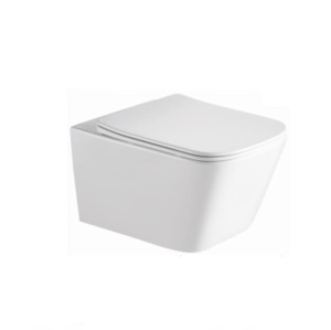 Set Bideu si Vas WC GEBERIT, ceramica sanitara, Vas WC FLUMINIA IMPERIA RIMLESS + Bideu +Capac Soft-Close Inclus SLIM PREMIUM+Cadru+Clapeta - Img 7