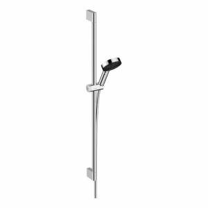 Set de dus cu bara Hansgrohe Pulsify Select 105 Relaxation 90 cm crom 3 functii - Img 1