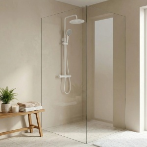 Set de duș fără pipă cu termostat Rea Lungo White - Img 4