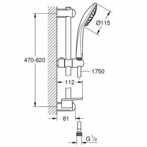 Set de dus Grohe Euphoria 110 Duo crom lucios - Img 2