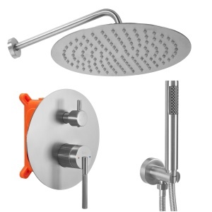 Set de dus incastrat Rea Argon nichel periat cu box