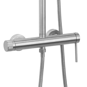 Set dus cu montaj aparent Rea Foss Clif Brush Nickel - Img 6