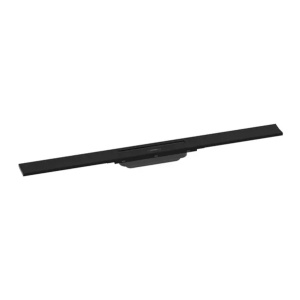 Set rigola pentru dus plus capac Hansgrohe RainDrain Flex ajustabil 80 cm negru mat - Img 3