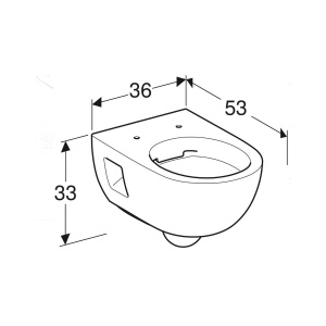 Set vas cu capac și cadru Geberit Duofix Basic - Img 5
