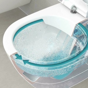 Set vas WC cu bideu suspendat Villeroy&Boch Subway 2.0 DirectFlush si capac slim soft close - Img 4