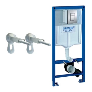 Set vas wc Ideal Standard Tesi AquaBlade cu capac soft close si rezervor Grohe cu clapeta Skate Cosmopolitan - Img 4