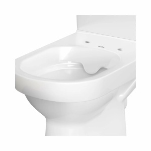 Set vas WC pe pardoseala Cersanit Carina Clean On cu rezervor si capac inchidere lenta - Img 3