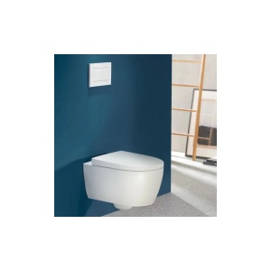 Set vas WC suspendat Geberit iCon TurboFlush, capac soft-close inclus, alb lucios